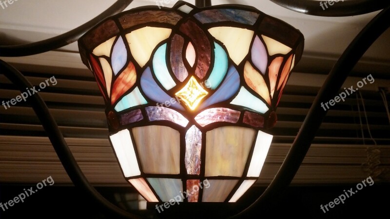 Mosaic Lamp Pattern Light Illumination