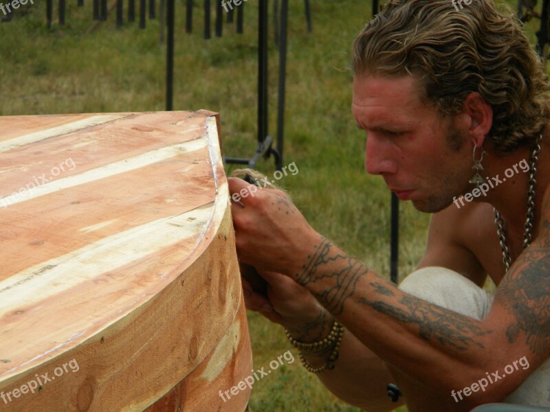 Craftsman Pirogue Canoe Woodwork Cedar