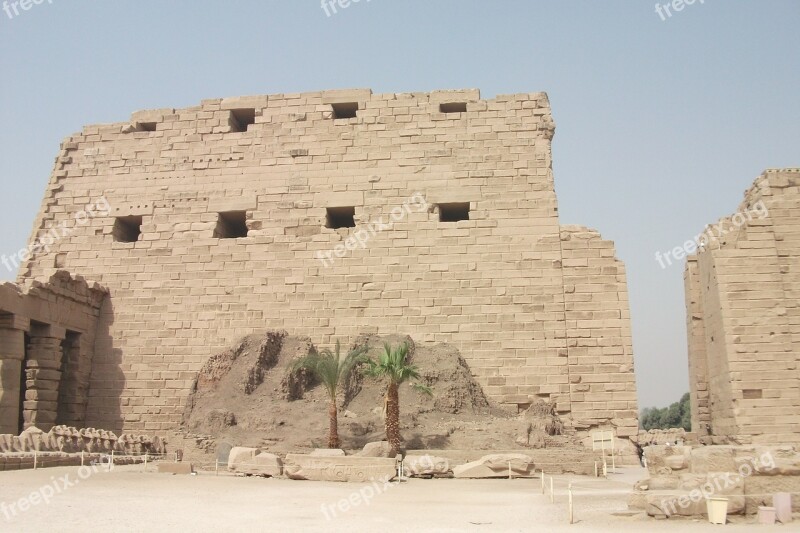 Karnak Temple Egypt Desert Building