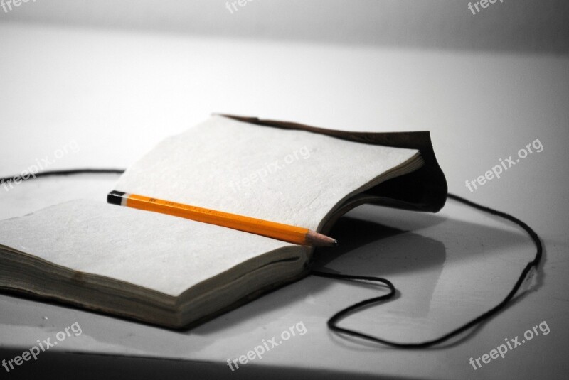 Writing Pencil Notebook Write Office