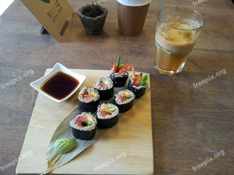 Sushi Japanese Food Delicious Restaurant