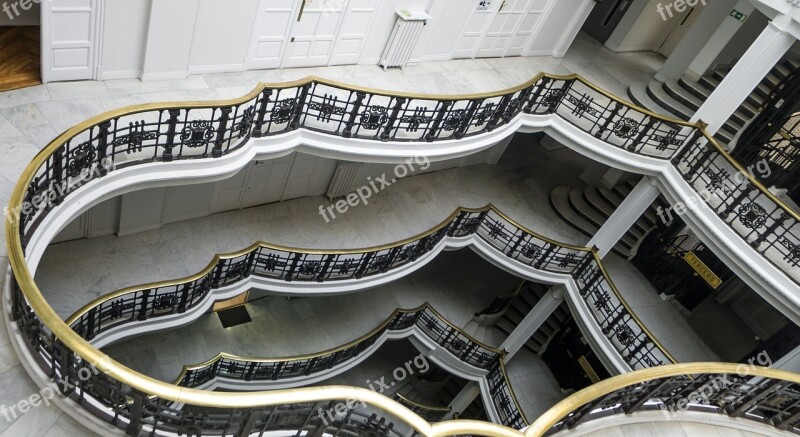 Architecture Gaudi Inside Madrid Ladder