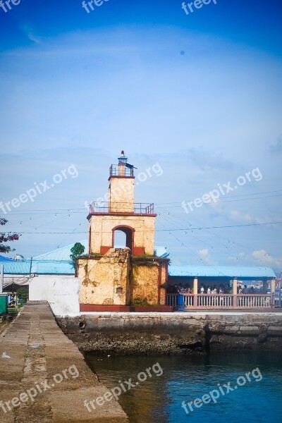 Lighthouse Pier Nature Maritime Port