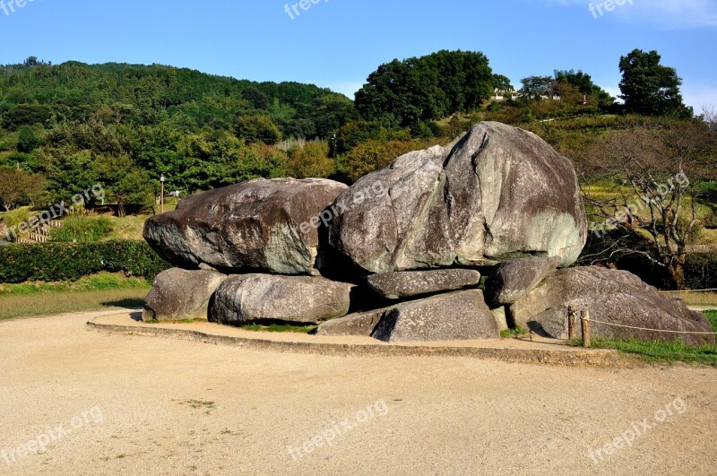 The Ancient Ishibutai Burial Mound Mounds The Stone Stage The Chamber Nara