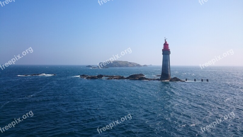 Lighthouse Beacon St Malo A Sea Free Photos