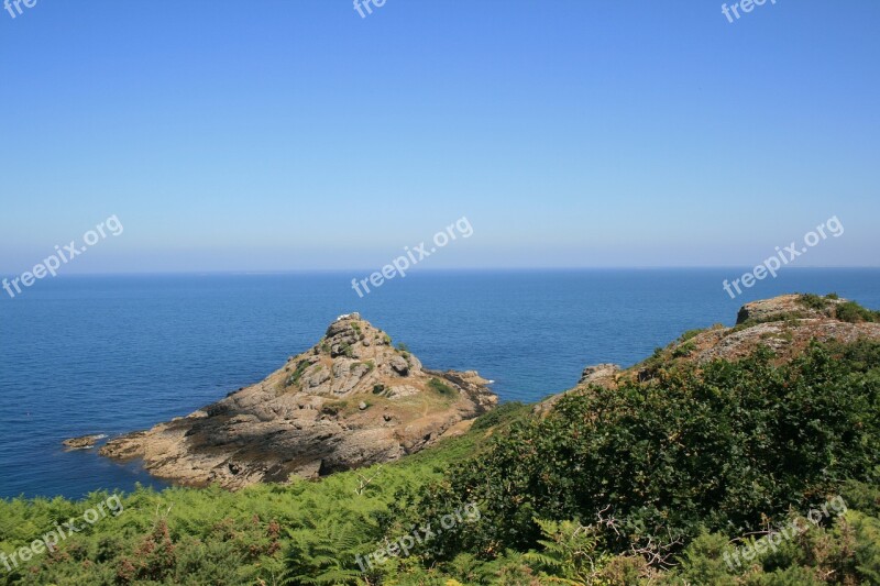 Jersey Jersey Island Viewpoint Headland Free Photos