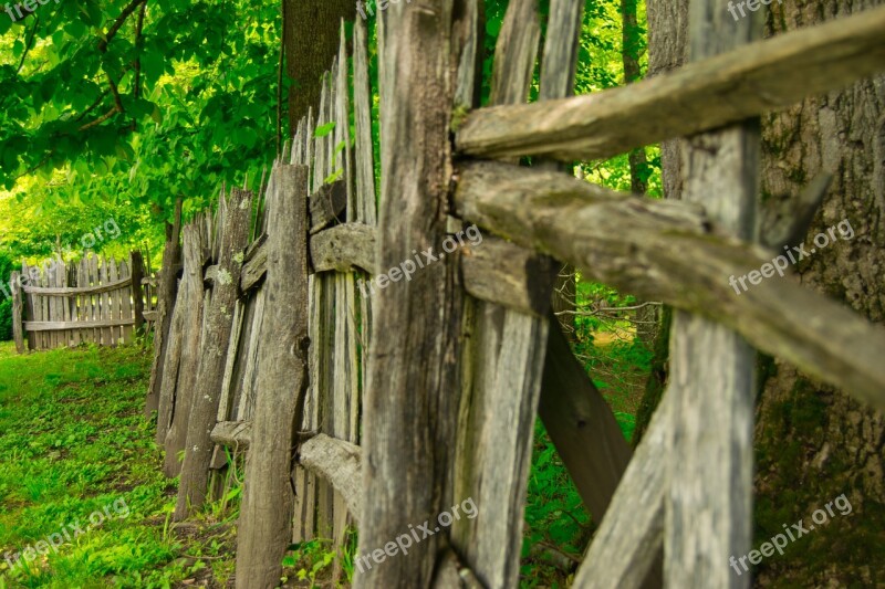 Wood Fence North Carolina Fence Wood Old