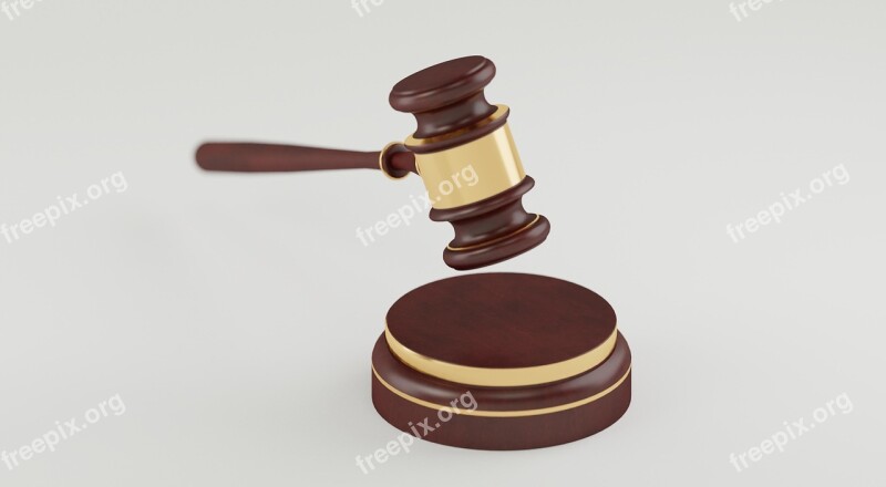 Gavel Auction Hammer Justice Legal