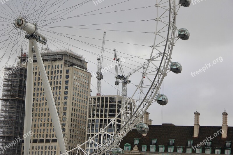 London Eye London South Bank Thames Attraction