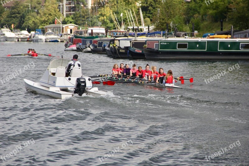 Crew Training Thames Crews Water