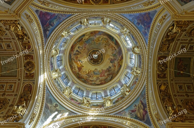 Russia Sankt Petersburg St Isaac's Cathedral Architecture Church