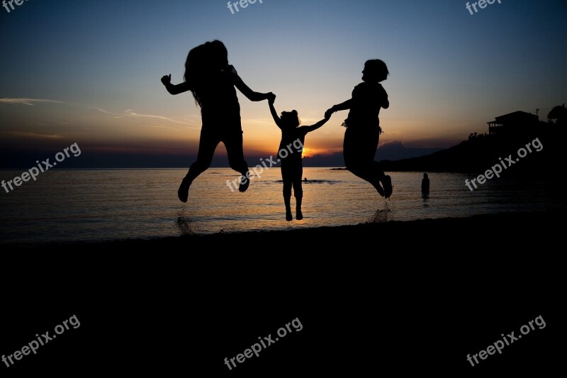 Sunset Nature Marine Silhouette Horizon