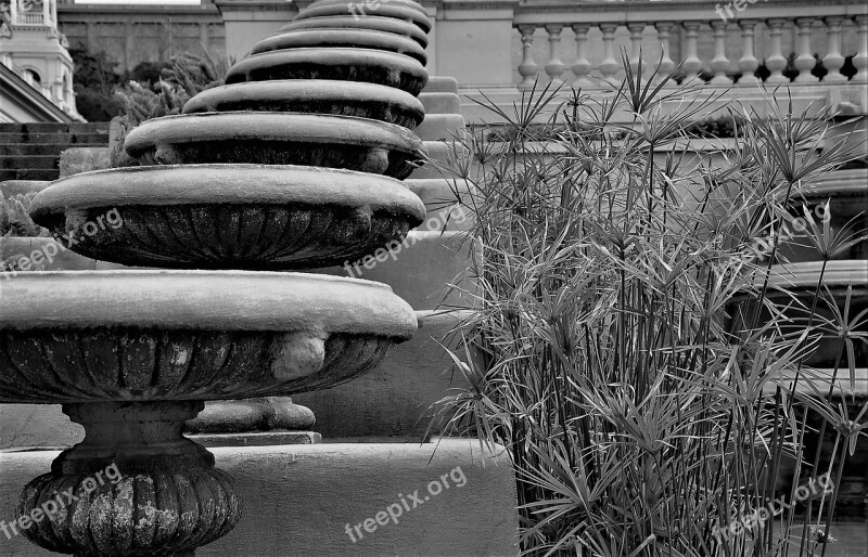 Spain Barcelona Park Fountain Architecture