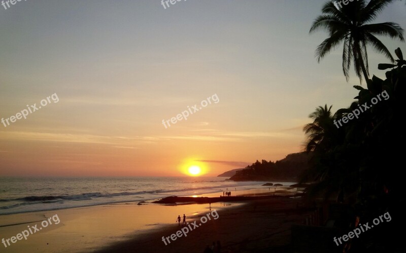 Sunset Beach Nicaragua Free Photos