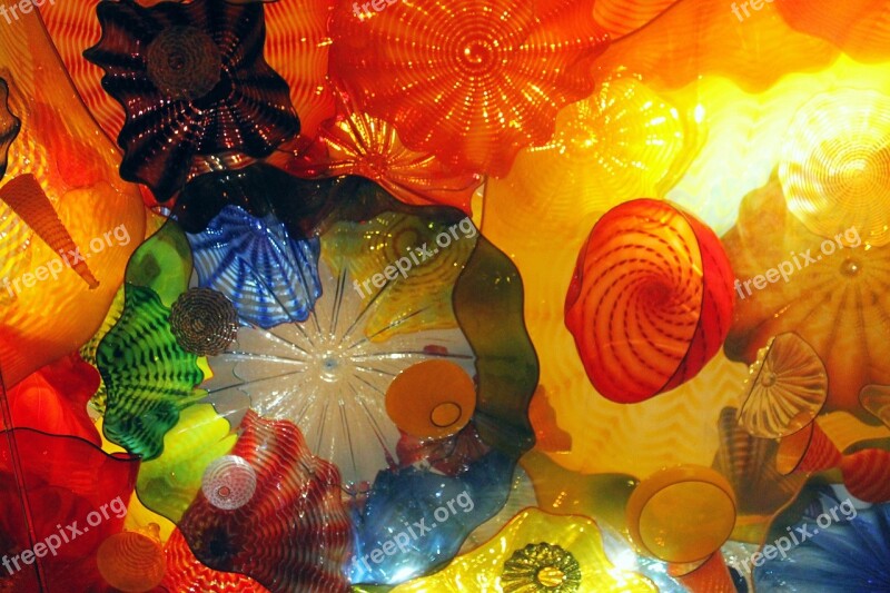 Chihuly Glass Art Artwork Blown