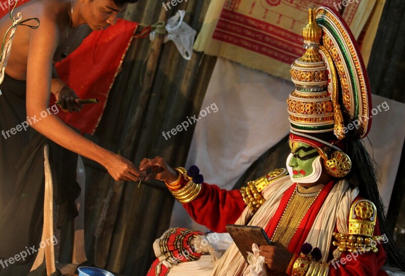 Kadhakali Dance Art Kerala India