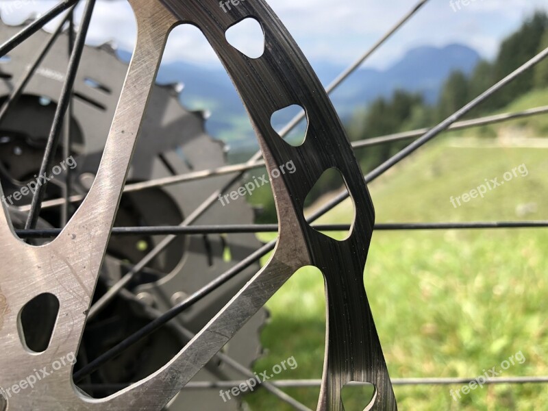 Bike Wheel Mountain Bike Sporty Sport