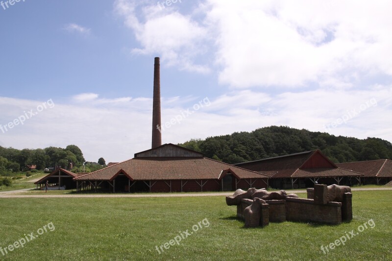 Brickyard Chimney Warehouse Building Architecture