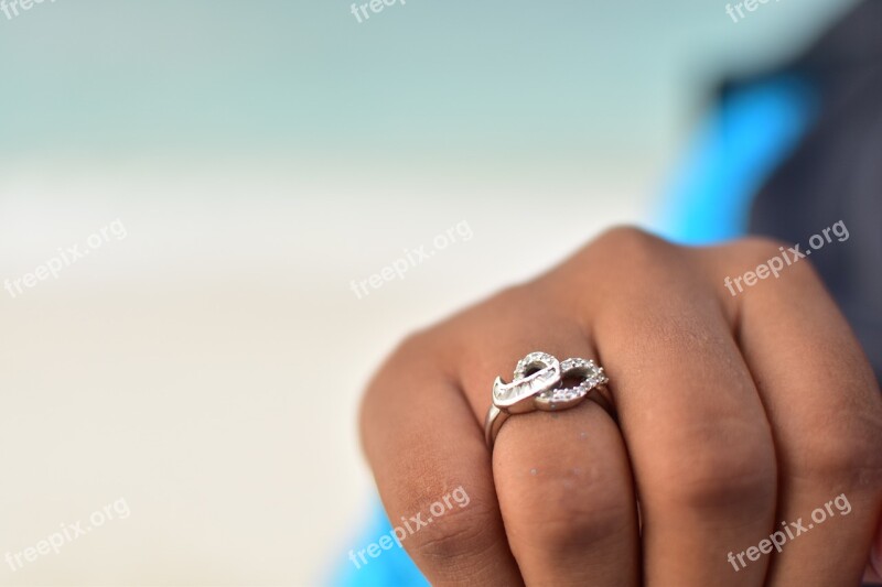 Ring Hand Woman Engagement Love