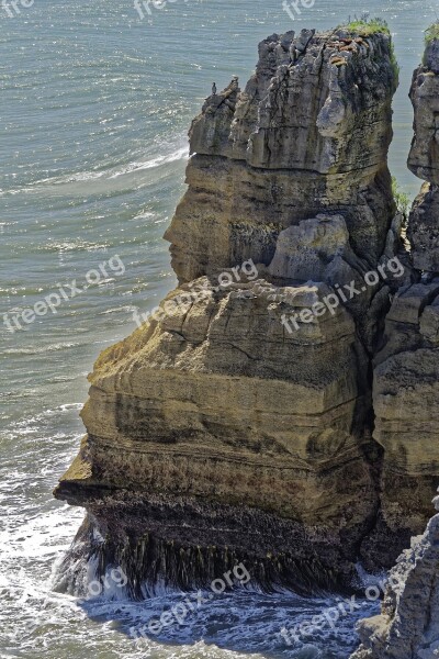 New Zealand South Island Paparoa National Park Cliff Landscape