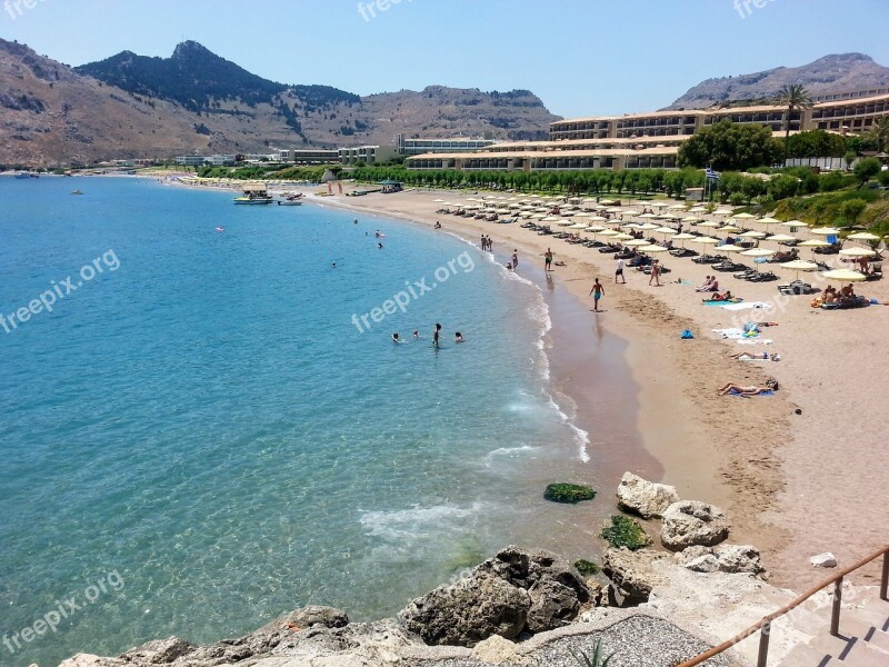 Summer Greece Rhodos Greek Blue