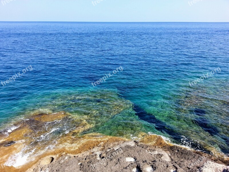 Ocean Rhodes Greece Sea Summer