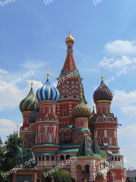 Russia Moscow Architecture Tourism Cathedral