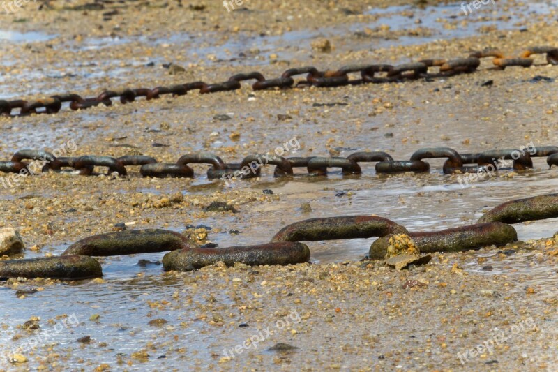 Chain Rust Beach Metal Iron