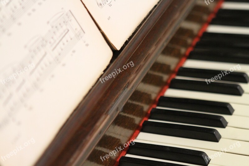 Piano Music Notes Melody Instrument