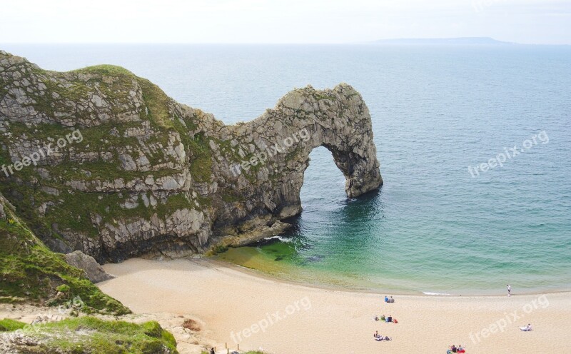 Durdle Door Coast Dorset England Sea