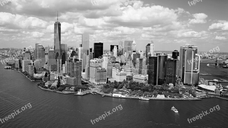 Newyork Skyline Architecture City Manhattan