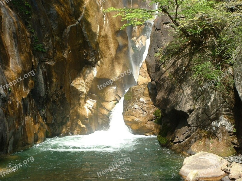 Japan Yamanashi Ken Waterfall Free Photos