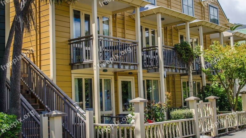 Architecture Apartments Wood Old Balcony