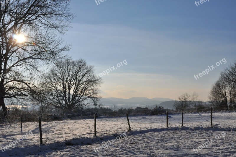 Nature Panorama Landscape Mountains Sky