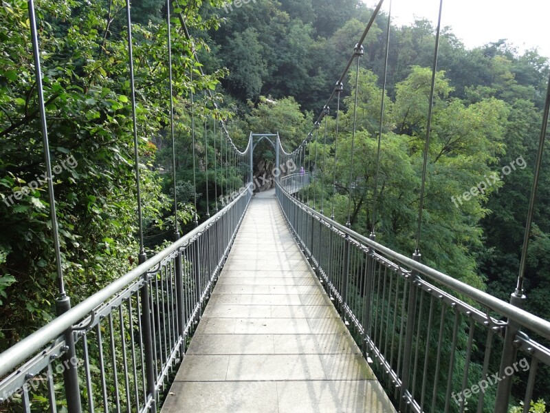 Rope Bridge Suspension Bridge Bridge Bridge Construction Railing