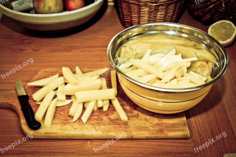 Potato French Fries Vegetables Free Photos