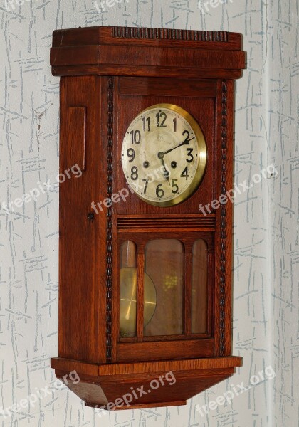 Wall Clock Antique Wood East Frisian Clock Clock Face