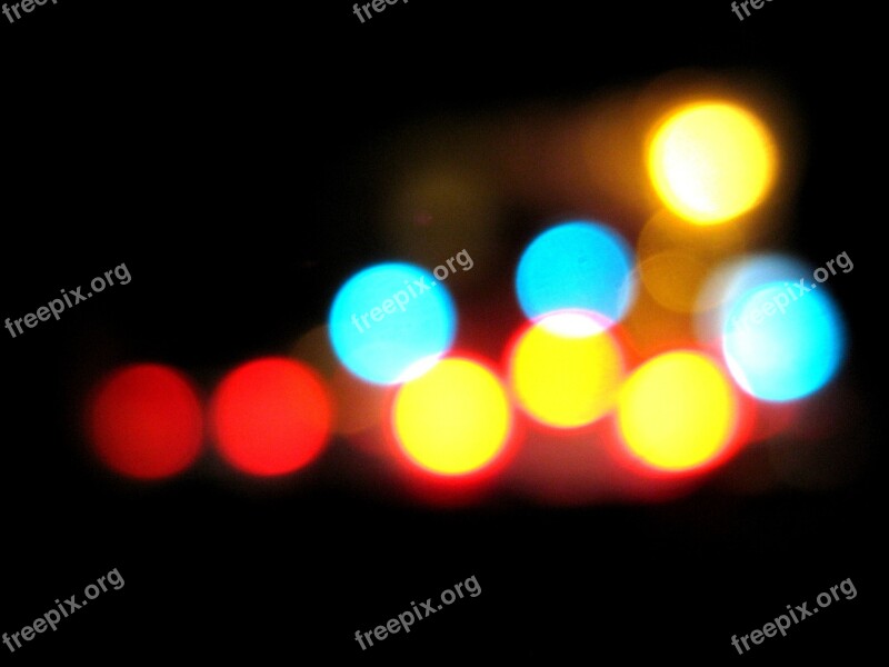 Bokeh Colors Colorful Blurred Soft