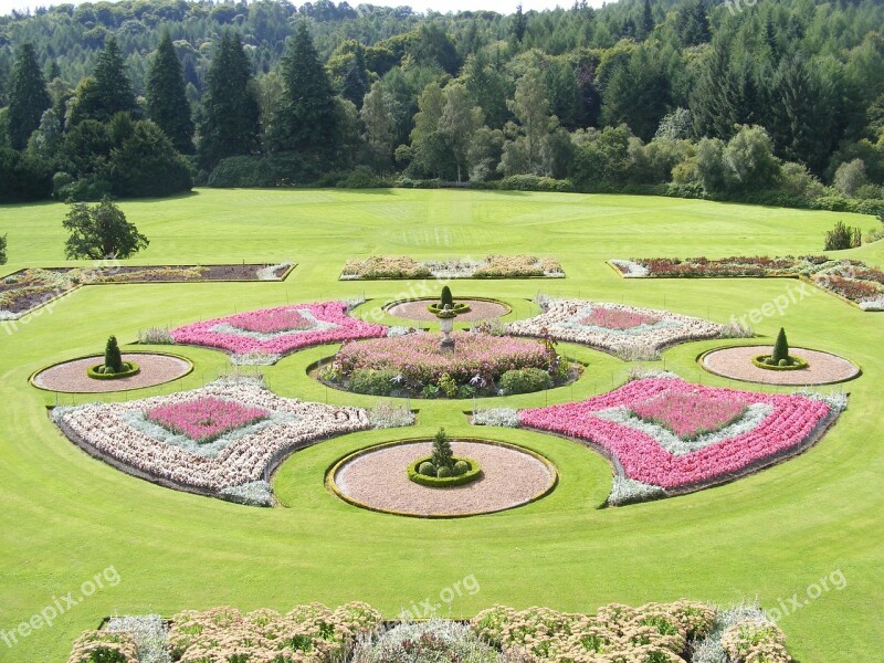 Flowerbeds Gardens Park Nature Plants