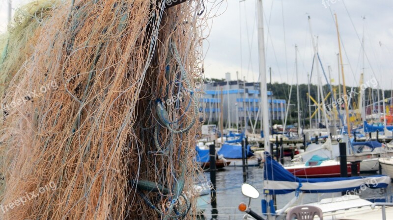 Fishing Net Fishing Sea Seafaring Work