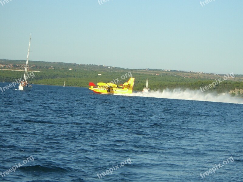 Aircraft Fire Fighting Aircraft Use Forest Fire Fire