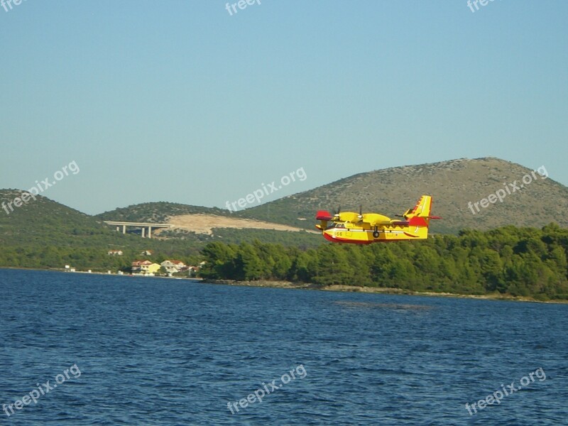 Aircraft Fire Fighting Aircraft Use Forest Fire Fire