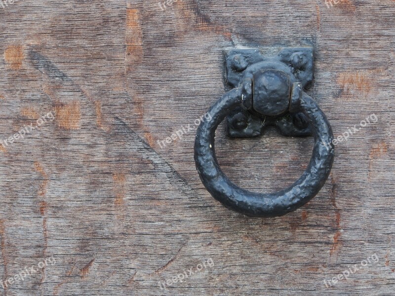 Knocker Handle Old Doorknob Entrance