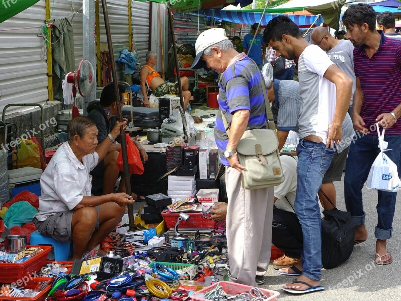 Flea Market Market Antiques Junks Vintage