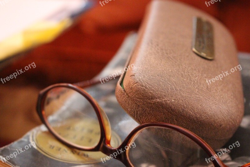 Glasses Spectacles Writer Reader Book