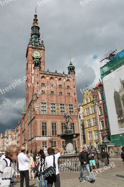 Gdańsk Church The Cathedral Architecture The Town Hall