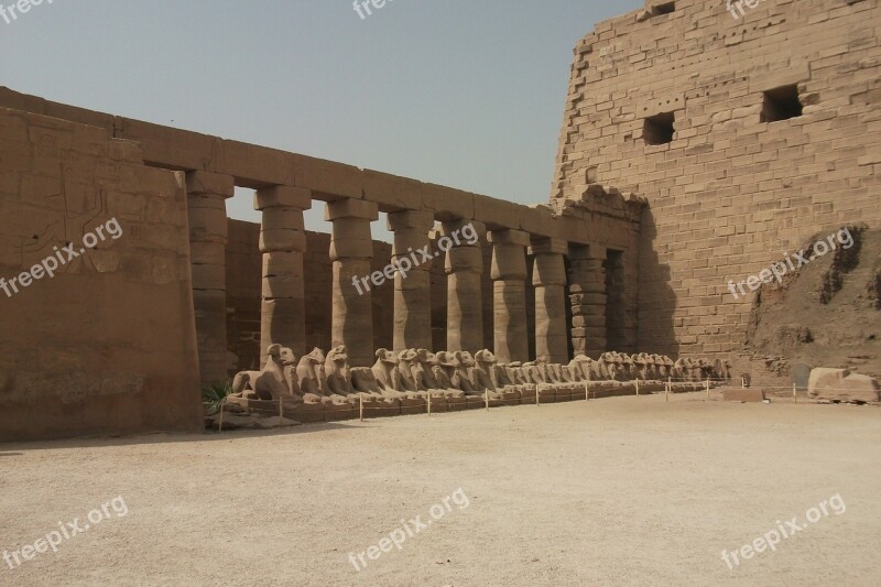 Karnak Luxor Temple Pharaohs Egypt