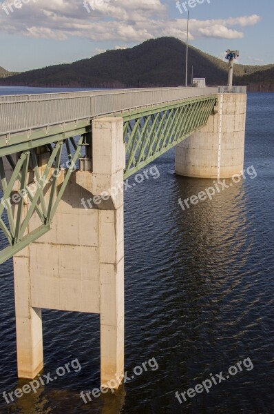 Reservoir Water Jetty Pier Dam