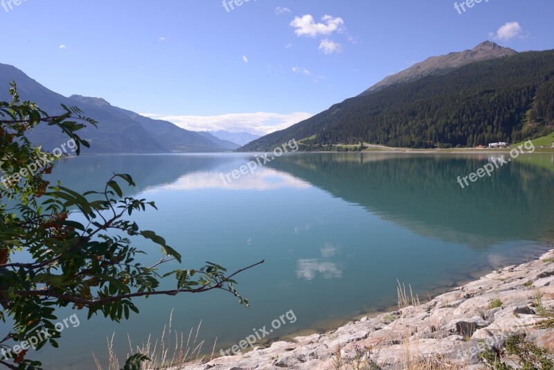 Val Venosta Lake Resia Lake Free Photos