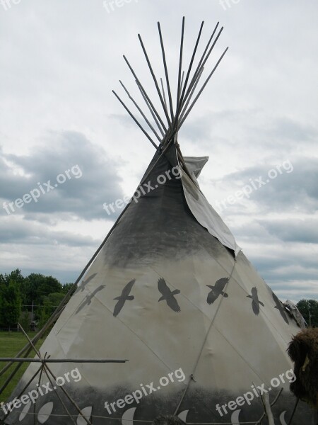 Tepee Native Indian American Shelter